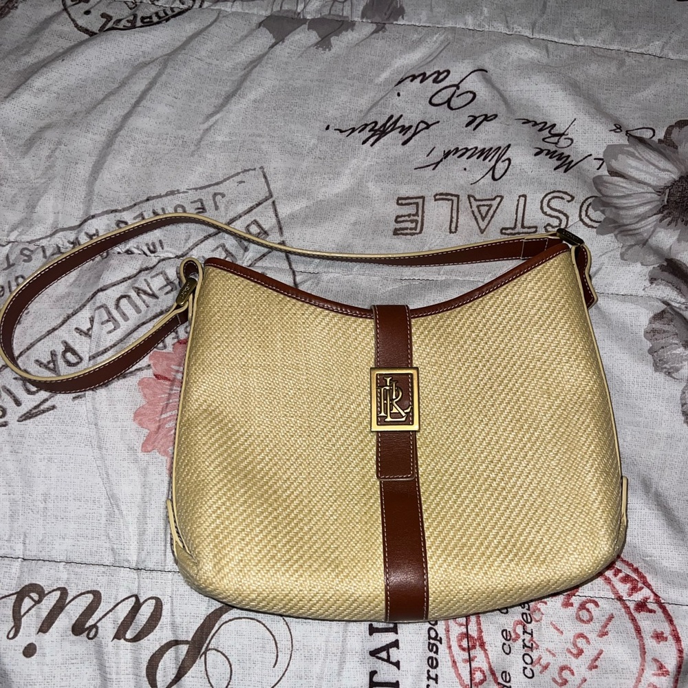 Lauren Ralph Lauren vintage straw bag